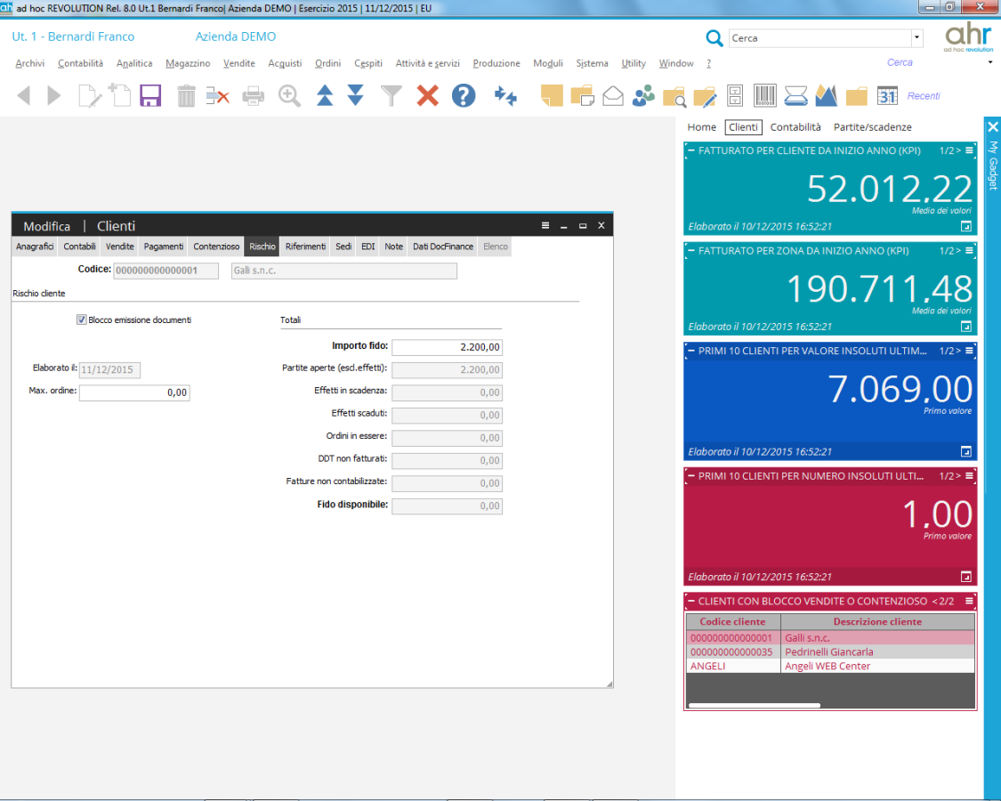 Ad Hoc Revolution 8.0: Clienti