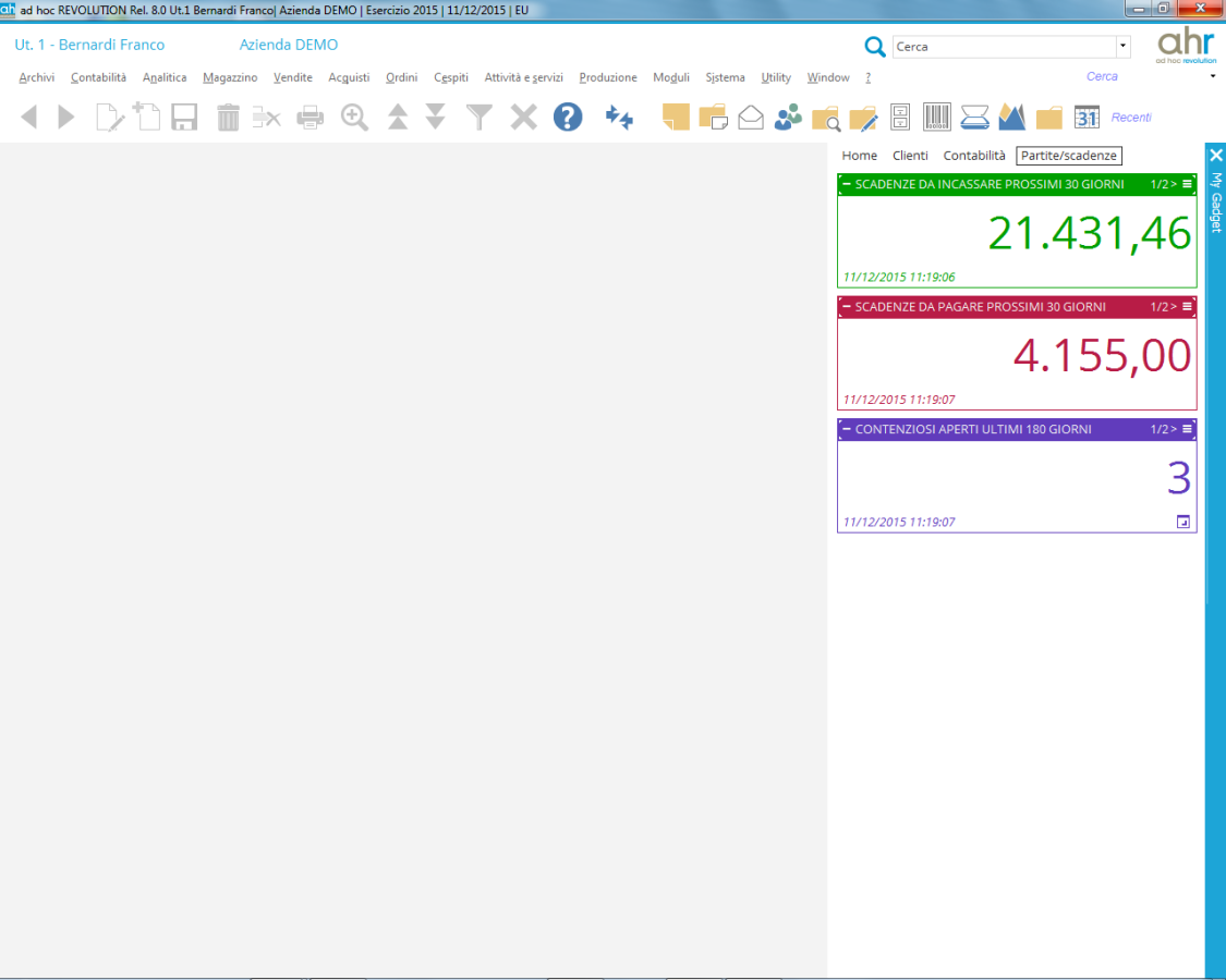 Ad Hoc Revolution 8.0: Credito e scadenze